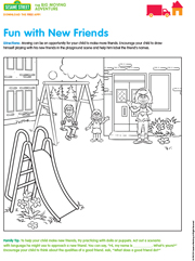 link to download the PDF: Fun with New Friends