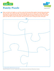 link to download the PDF: Family Puzzle