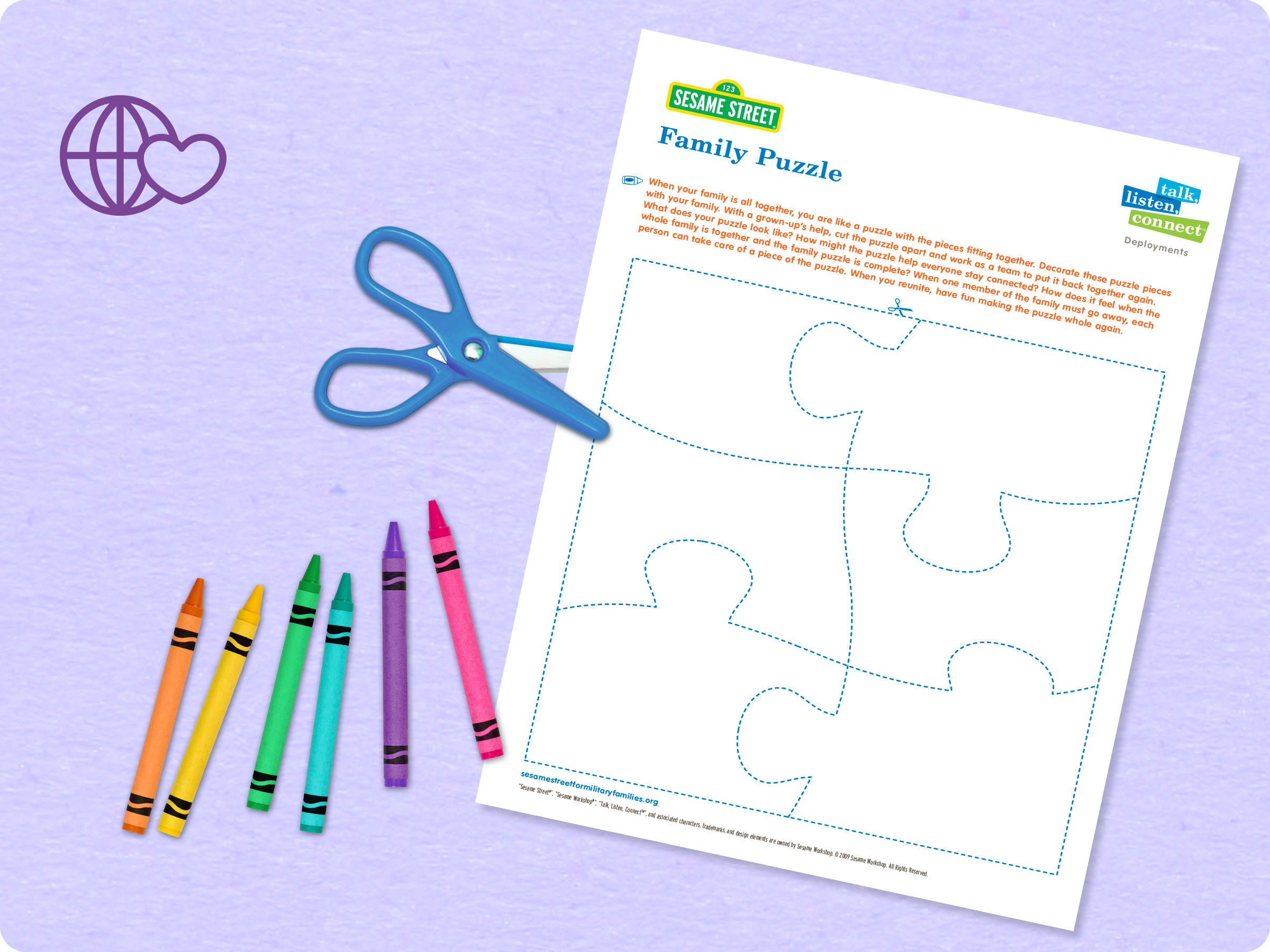 Family Puzzle Printable