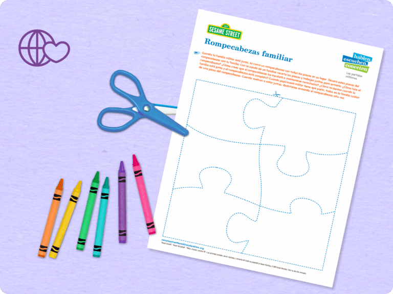 Family puzzle SPA printable