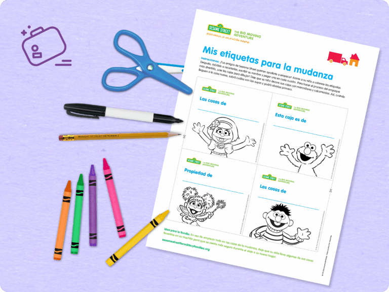 Etiquetas Mudanza Printable