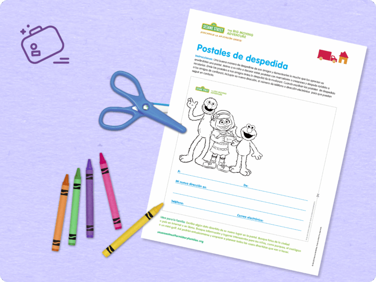Postales de despdida printable