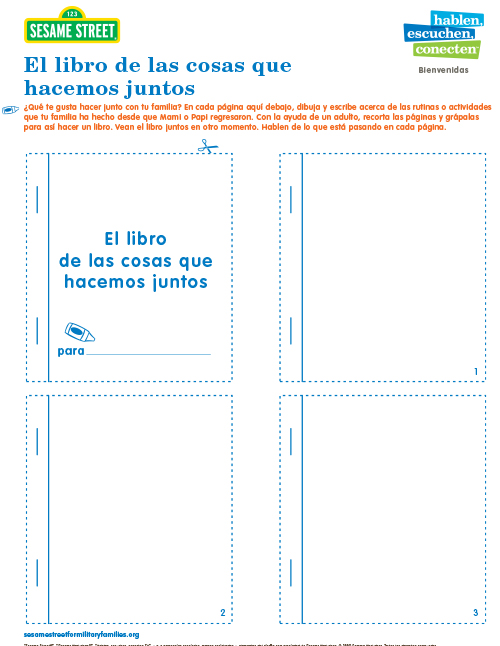 link to download the PDF: El libro de las cosas que hacemos juntos