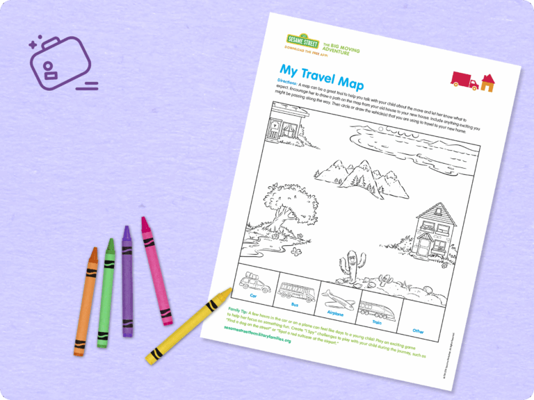 Travel Map printable