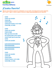 link to download the PDF: ¡Canta fuerte!