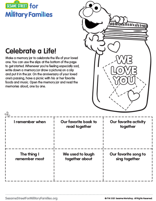 link to download the PDF: Celebrate a Life!