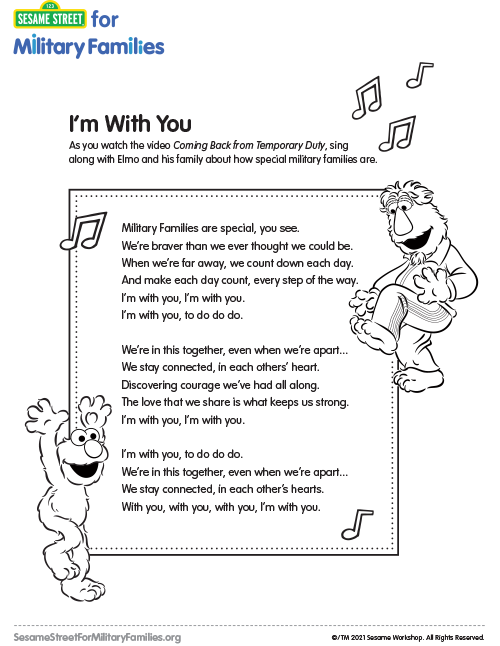 link to download the PDF: I'm With You