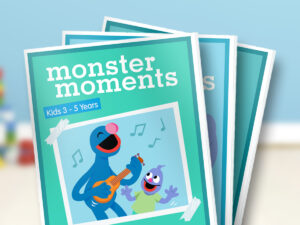 Monster Moments storybook.