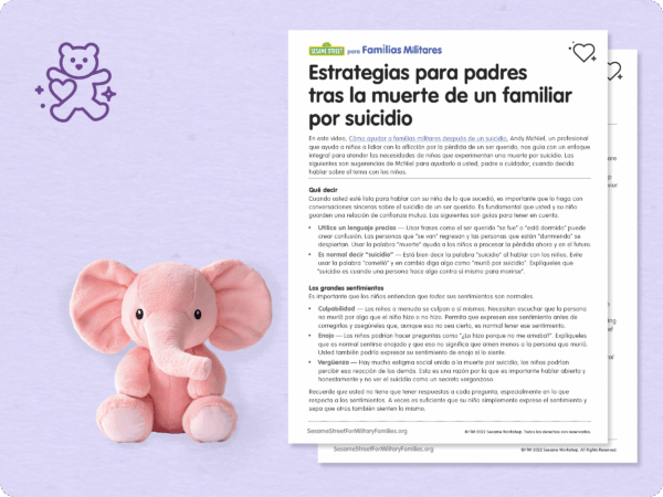 link to Estrategias para padres tras la muerte de un familiar por suicidio