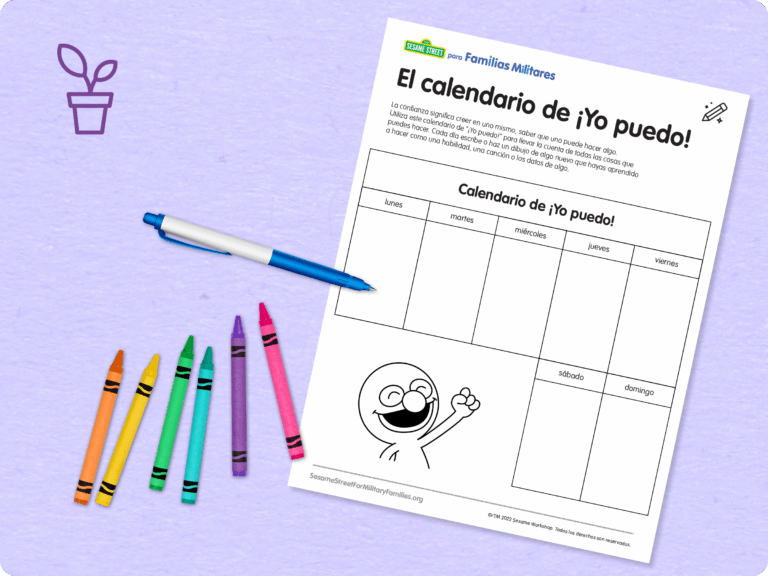 Yo Puedo Calendario printable
