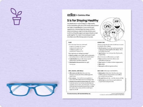 link to S is for Staying Healthy