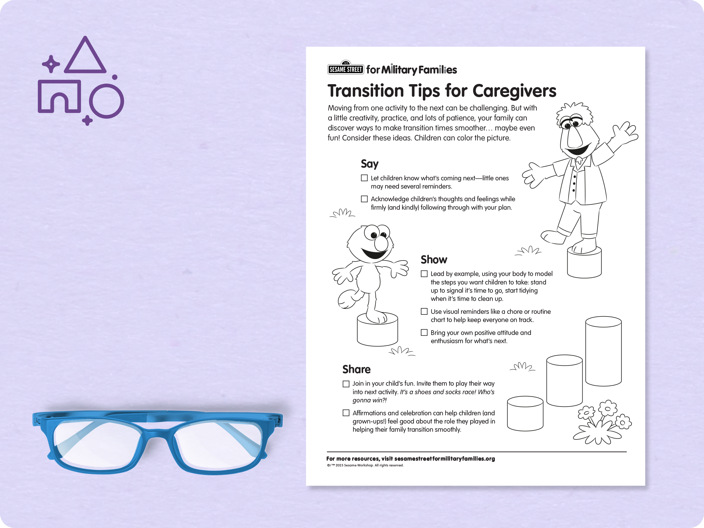 link to Transition Tipsheet for Caregivers